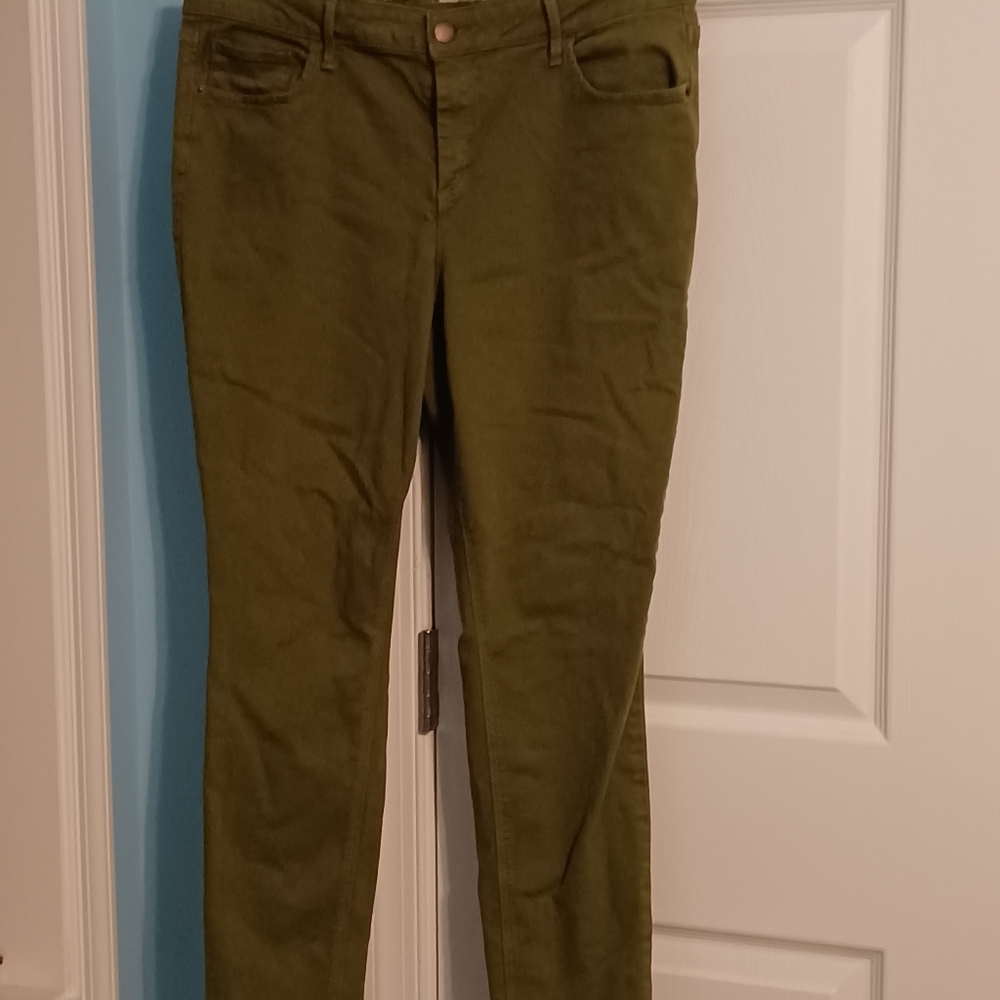 Olive green jeans